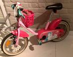 Schattige roze fiets van 12” voor prinsessen van 3 tot 5 j, Fietsen en Brommers, Fietsen | Kinderfietsjes, Ophalen, Zo goed als nieuw