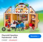 Playmobil Speelbox paardenstal 5418, Kinderen en Baby's, Speelgoed | Playmobil, Ophalen, Zo goed als nieuw