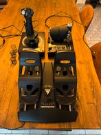 Logitech X56 HOTAS + Thrustmaster Rudder pedals, Comme neuf, Enlèvement ou Envoi