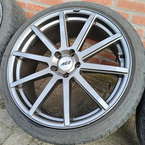 AEZ Straight Velgen Matt gunmetal 20inch 5x114.3, Auto-onderdelen, Banden en Velgen, Band(en), Ophalen
