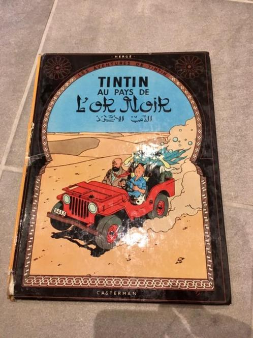 BD TINTIN - Tintin au pays de l'or noir B39 1970/71, Boeken, Stripverhalen, Ophalen of Verzenden