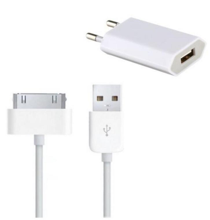 iPhone 3G/3GS/4/4S/iPod1234/iPad123 kabeloplader.., Telecommunicatie, Mobiele telefoons | Telefoon-opladers, Ophalen of Verzenden