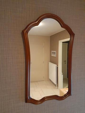 Spiegel massief hout 67 x 41 cm