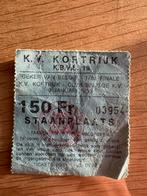 Ticket beker 1/8 finale Kortrijk - Club Brugge - 9/1/1983, Ophalen, Gebruikt, Overige typen