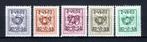 PRE625/629 MNH** 1952 - Cijfer op heraldieke leeuw type D -, Verzenden