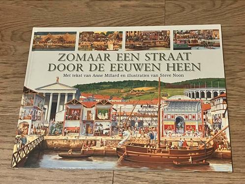 Anne Millard - Zomaar een straat door de eeuwen heen, Boeken, Kinderboeken | Jeugd | onder 10 jaar, Zo goed als nieuw, Ophalen