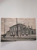 Postkaart zottegem station animatie gelopen 1912, Ophalen of Verzenden
