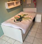 1persoonsbed Släkt Ikea90x200cm incl nachtkastje excl matras, Enlèvement, Comme neuf, 180 cm ou plus, 85 à 100 cm