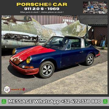 Porsche 911 2.0 S Targa — 1969 — projectbasis beschikbaar voor biedingen