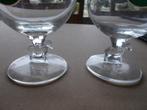 2 palmglazen 25 cl met glazen paardje op de voet, Verzamelen, Ophalen of Verzenden