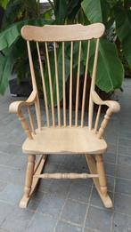 Vintage eiken schommelstoel, Antiek en Kunst, Ophalen