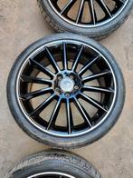 19 inch Mercedes AMG velgen met zomerbanden, Auto-onderdelen, Banden en Velgen, Gebruikt, Banden en Velgen, Personenwagen, Ophalen