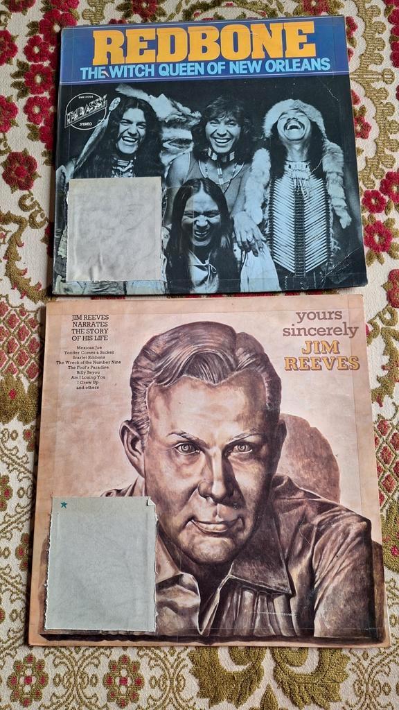 LP Redbone of Jim Reeves your sincerely, Cd's en Dvd's, Vinyl | Pop, Gebruikt, 1960 tot 1980, 12 inch, Ophalen of Verzenden