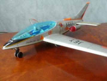 JOUSTRA Jet Bi-Reactor vliegtuig, 40x37cm, vintage > 1976. beschikbaar voor biedingen