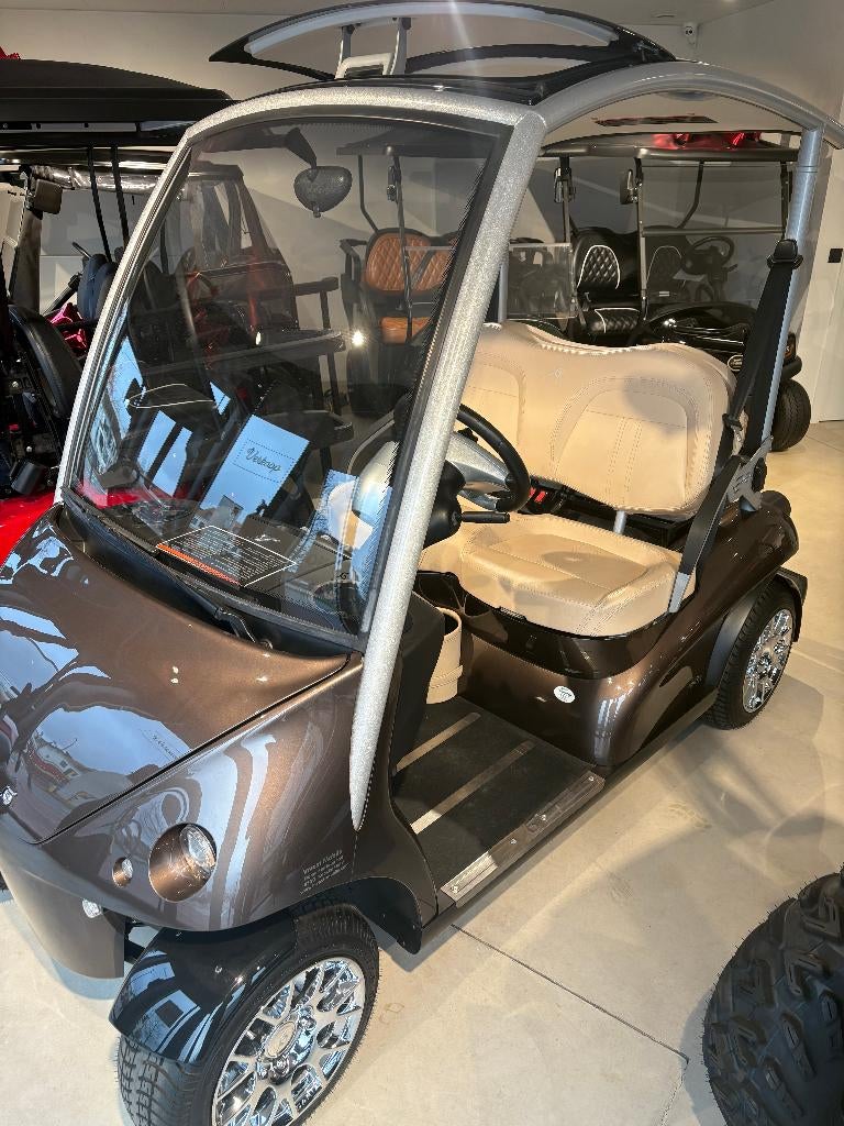 golfkar club-Car Garia 2+2 met kenteken, Sport en Fitness, Golf, Zo goed als nieuw, Golfkar, Overige merken, Ophalen