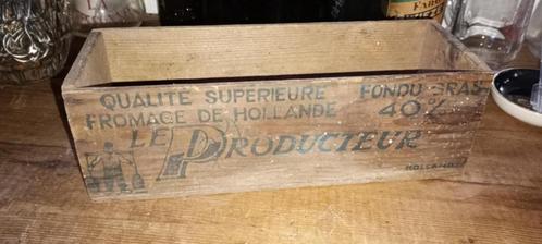 Houten kistje met kazen uit Nederland, Antiek en Kunst, Curiosa en Brocante, Ophalen of Verzenden
