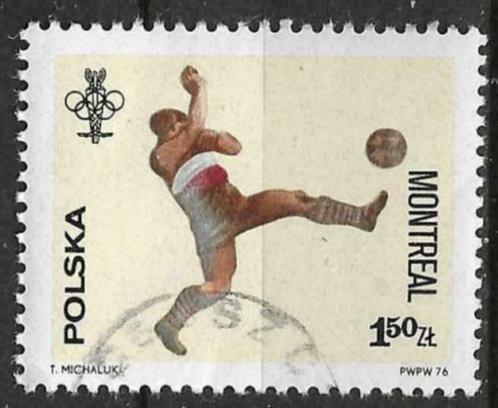 Polen 1976 - Yvert 2287 - Olympische Spelen Montreal (ST), Timbres & Monnaies, Timbres | Europe | Autre, Affranchi, Pologne, Envoi