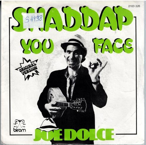 Vinyl, 7"   /   Joe Dolce – Shaddap You Face, CD & DVD, Vinyles | Autres Vinyles, Autres formats, Enlèvement ou Envoi