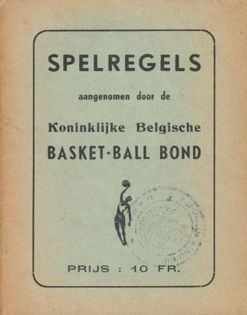 (sp30) Basket Ball, officiele spelregels, 1952 beschikbaar voor biedingen