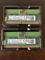 Samsung 2 x 8Gb PC5-5600B SODIMM, Computers en Software, RAM geheugen, Gebruikt, 8 GB, Ophalen of Verzenden, DDR5