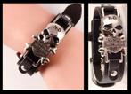 Harley Davidson Leren armband NIEUW, Bijoux, Sacs & Beauté, Bracelets, Autres matériaux, Envoi, Neuf