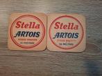 Oude bierviltjes stella artois (2), Verzamelen, Ophalen of Verzenden, Stella Artois