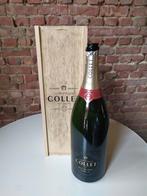 3 liter lege champagne fles met kist, Verzamelen, Ophalen of Verzenden, Gebruikt