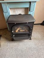 Saey gietijzeren gaskachel, Huis en Inrichting, Kachels, Ophalen, Gebruikt, Vrijstaand, Gaskachel