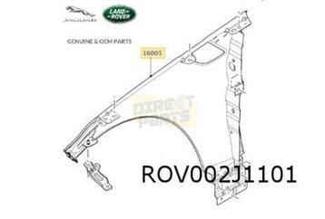 Range Rover Sport (10/17-) voorscherm Links Origineel! LR100