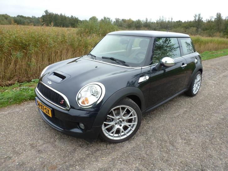 COOPER S Mini 1.6 16V 2007 ZWART - in mooie staat - 174 PK, Auto's, Mini, Particulier, Cooper S, ABS, Benzine, Euro 5, Overige carrosserie