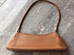 Handtas cognac leder, Handtassen en Accessoires, Tassen | Damestassen, Ophalen, Zo goed als nieuw, Bruin, Handtas