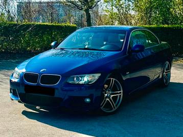 Bmw 320i cabrio M-pack 86.000km, Auto's, BMW, Beige, Cabriolet, Beige, Leder