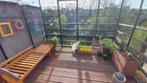 Kattenren/voliere, zwart, 3,15 m x 2,55 m x 2,85 m, Ophalen, Gebruikt