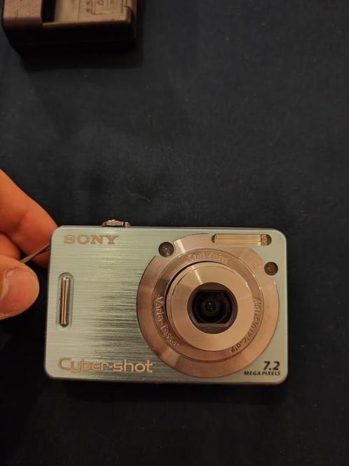 appareil photo numérique Sony Cyber-shot DSC-W55 7.2MP bleu, Audio, Tv en Foto, Fotocamera's Analoog, Zo goed als nieuw, Compact