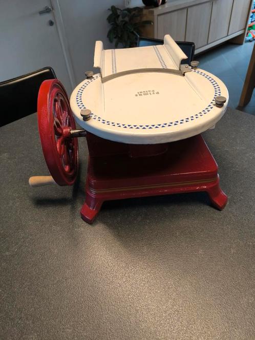 Zware antieke snijmachine ., Antiek en Kunst, Curiosa en Brocante, Ophalen