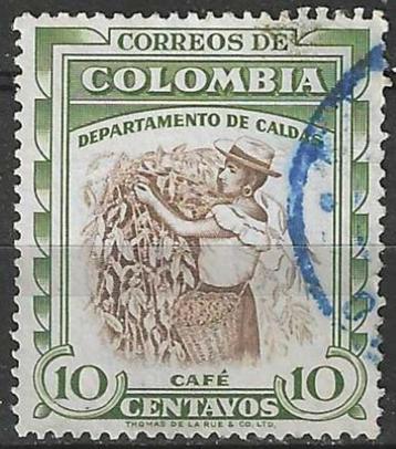 Colombia 1958 - Yvert 551 - Koffie oogsten (ST)