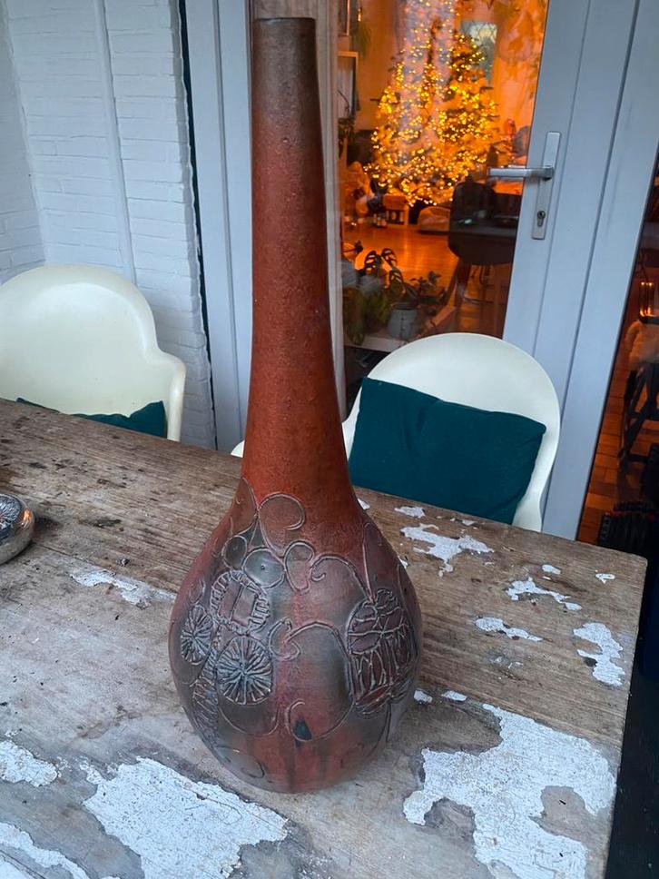 Johan Nyssen Perignem vaas kunst keramiek Amphora vintage, Antiek en Kunst, Antiek | Keramiek en Aardewerk, Ophalen