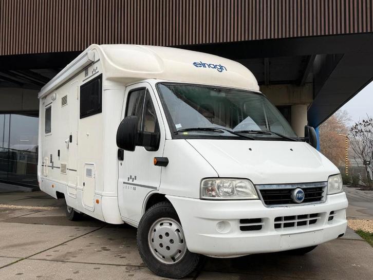 Motorhome Elnagh Joxy 46, Caravans en Kamperen, Mobilhomes, Bedrijf, tot en met 4, Half-integraal, Overige merken, Fiat, Diesel