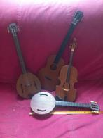 Vintage houten miniaturen van muziekinstrumenten, Ophalen of Verzenden, Zo goed als nieuw, Gitaarbanjo