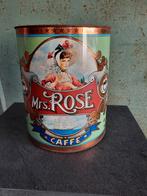Vintage groot koffieblik "Mrs Rose", Ophalen