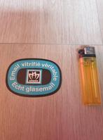 Sticker Echt glasemail, Verzamelen, Ophalen of Verzenden