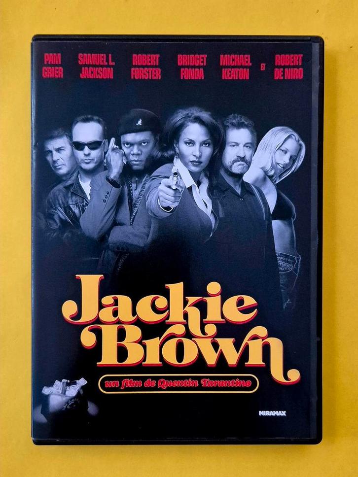 DVD du film Jackie Brown - Tarantino 1997 V2, Cd's en Dvd's, Dvd's | Thrillers en Misdaad, Zo goed als nieuw, Actiethriller, Vanaf 16 jaar