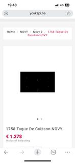 Novy 90 cm inductiekookplaat. Zo goed als nieuw., Ophalen of Verzenden, Zo goed als nieuw