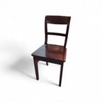 6 stoelen Indonesisch hardhout., Hout, Brun, Enlèvement, Bois