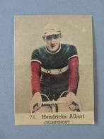 1930,s chromo wielrenner Hendrickx Albert Kalmthout, Verzenden, Zo goed als nieuw, Poster, Plaatje of Sticker
