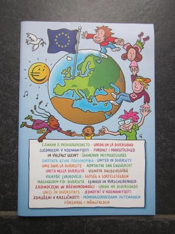 Boek over de Europese unie, eenheid in verscheidenheid