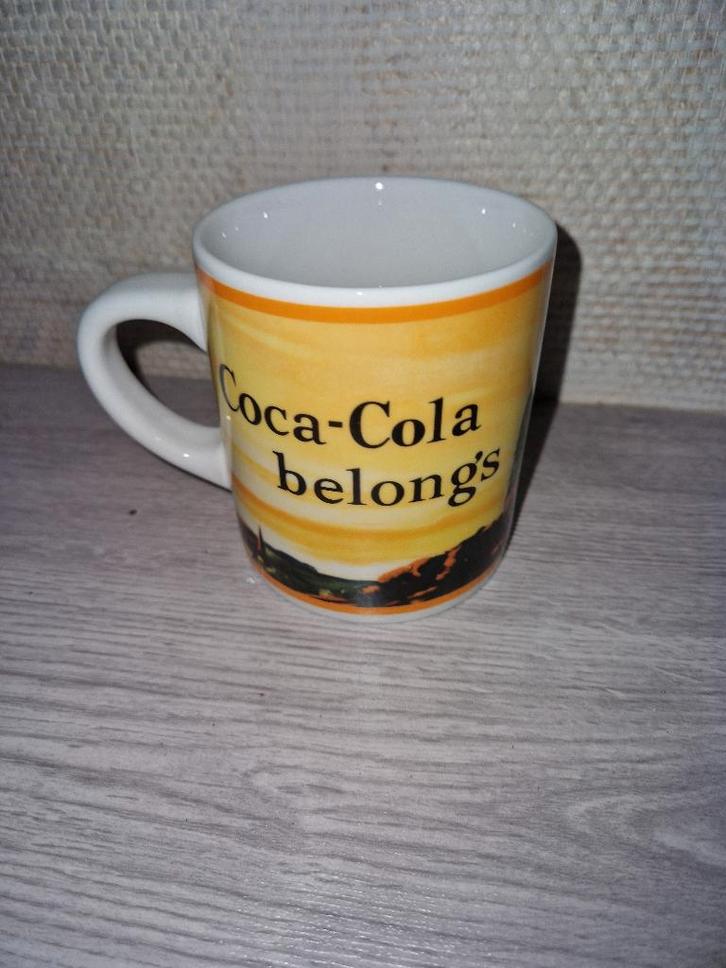 Tasse Coca Cola ancienne publicité, Collections, Marques & Objets publicitaires, Neuf, Autres types, Enlèvement ou Envoi