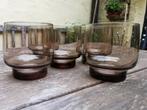 5 Luminarc fumé waterglazen sapglazen dessertglazen, Ophalen of Verzenden
