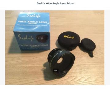 Sea Life wide angle lens 24mm nieuw aan 30€ - Ecocheques 