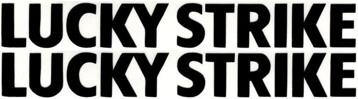 Lucky Strike sticker set #1, Motoren, Accessoires | Stickers, Verzenden